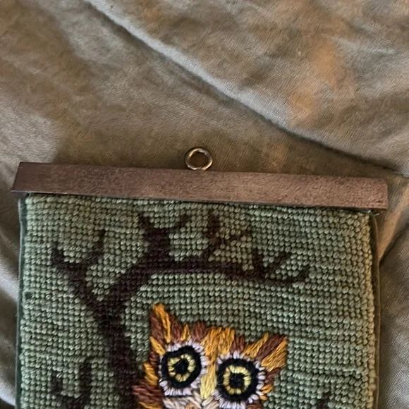 VTG Hand-knit Owl Wall Hanging - Picture 8 of 10
